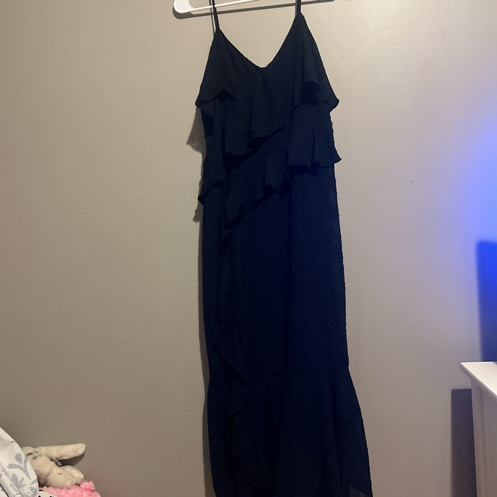 Target Black Layered Maxi Dress
